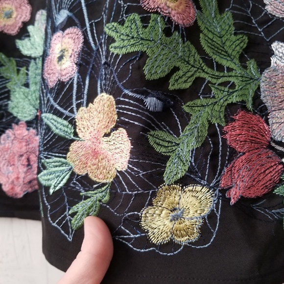 New Foxiedox Flora Embroidered Sheath Dress Sz 10 - Picture 8 of 8